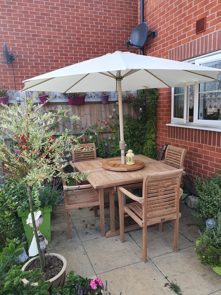 Teak Garden Dining Set | Extendable Table, 6 Chairs + More!