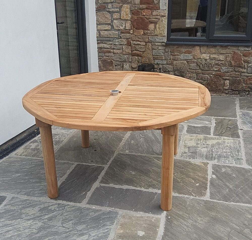 Superior 8 -10 Seater Teak Garden Table | Kingsley Smythe